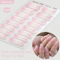 Gradient Auroras Semi Cured Gel Nail Strips Sparkly Shinning DIY Gel Polish Stickers for Nails Works with UV/LED Nail Lamps