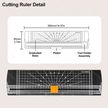 A4 Laminator Accessories 50pcs Laminating Film Pouch Lightweight Paper Cutter Binder Ring,Hole Corner Puncher, for Photo/File