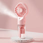 Portable Humidifier Fan Mini Water Mist Fan USB Rechargeable Handheld Fan Mist Spray Hand Fan Small Pocket Fan with Humidifier