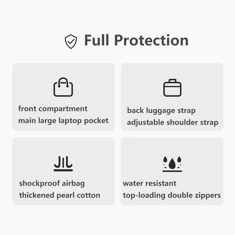 Laptop Shoulder Bag 13.3 15.6 inch for Women Notebook Briefcase Handbag for Macbook Pro 14 16 M4 M3 Air 15 Huawei Xiaomi Dell HP