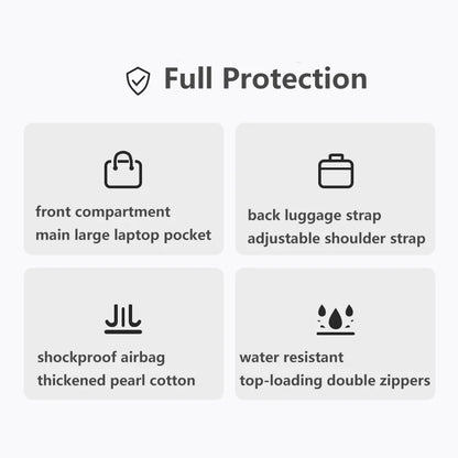 Laptop Shoulder Bag 13.3 15.6 inch for Women Notebook Briefcase Handbag for Macbook Pro 14 16 M4 M3 Air 15 Huawei Xiaomi Dell HP