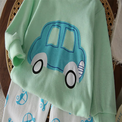 Children Sets Children's Clothing Boys Girls CottonAutumn winter Clothing Pants Sleepwear Underwear Christmas Gift Kids Clothes
