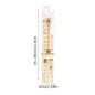 1pc Acrylic Folding Ruler - Ideal for School & Office Needs!