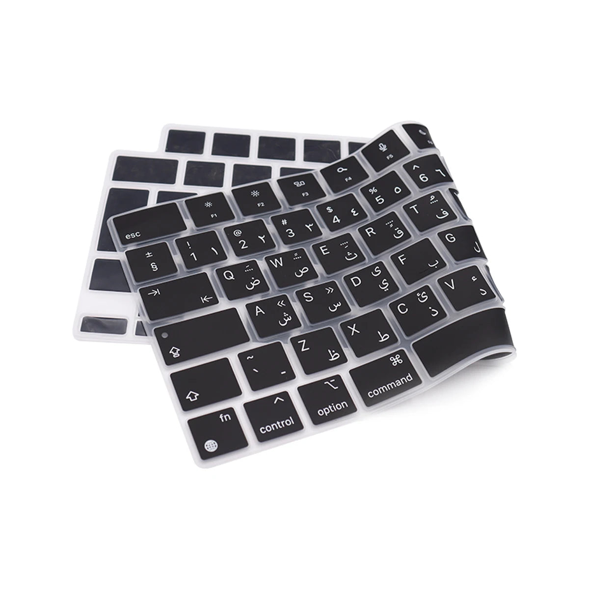 Arabic language keyboard skin for MacBook air15/pro14 pro16 M4/M3/M2/M1 waterproof dust UK key silicone keyboard protector cover