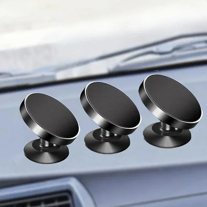 Metal Magnetic Car Phone Holder Magnet Mount Mobile Cell Phone Stand 360° Rotation Universal Cars Holder