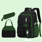 Love Pattern School Bag Backpack Pencil Case lunch bag Three Piece Set Nylon Fabric Waterproof Boy Girl Teenagers Trend Backpack