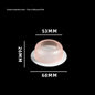 New 1Pcs ABS Reptile Feeding Dish Anti Escape Worm Food Bowl For Lizards Geckos Snakes Turtles Tortoises