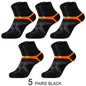 3/5/10/20 Pairs Lot Men's Socks Black Sports Socks Casual Run Autumn Winter High Quality Breathable Male Socks