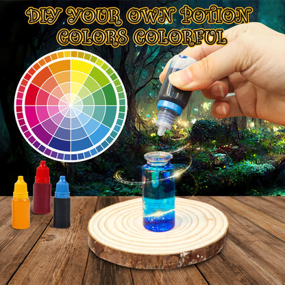DIY Fairy Magical Potions Kit Horror Halloween Christmas Gifts Witches' Magical Color Changing Freezing Potions Art Craft Kit