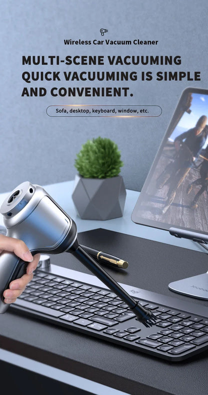 95000Pa Wireless Portable Vacuum Cleaner Car Vacuum Cleaner Handheld Mini ForCar Home Desktop Keyboard Cleaning Cordless Cleaner