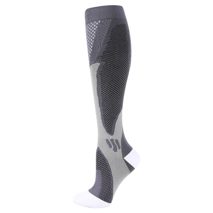 Compression Stockings Blood Circulation Promotion Slimming Compression Socks Anti-Fatigue Comfortable Solid Color Socks
