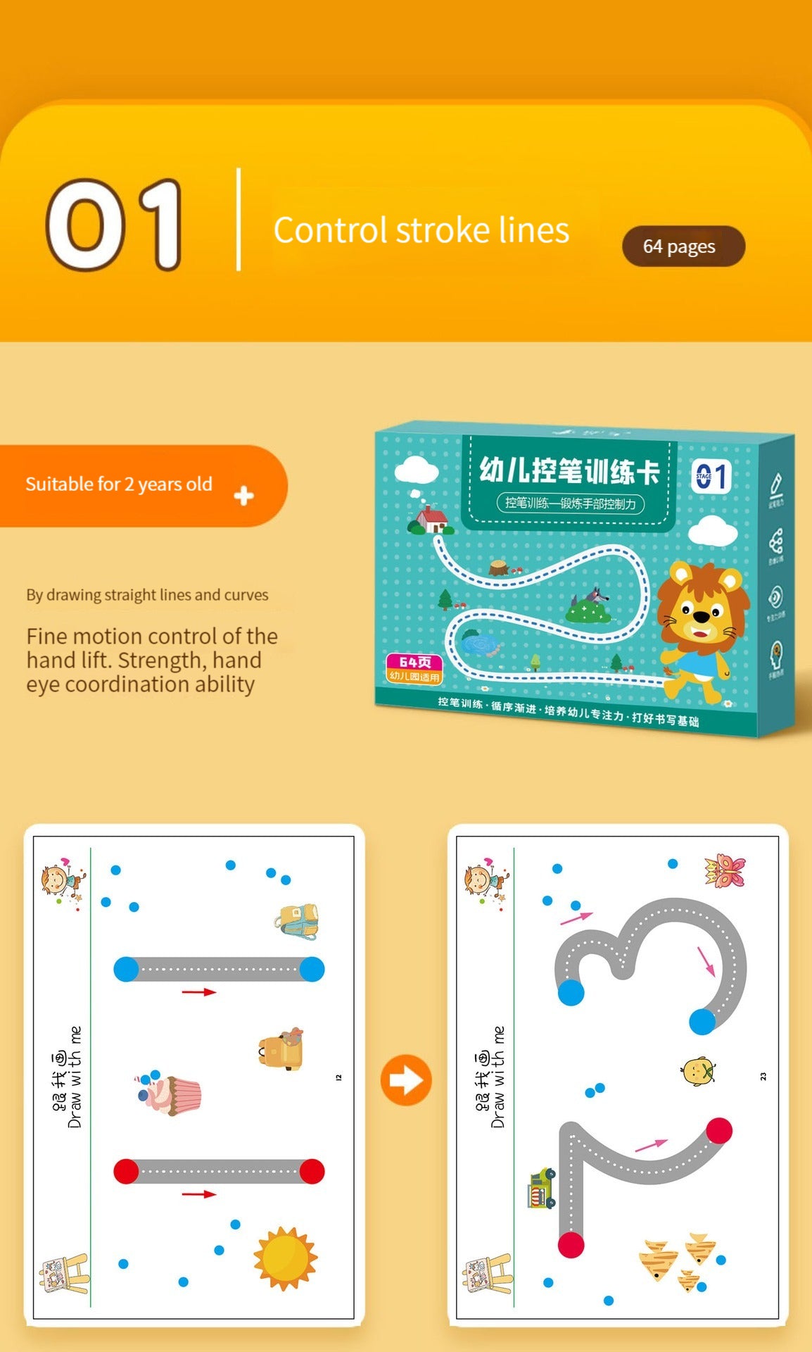 Magical Tracing Workbook Set Reusable Magic Practice Copybook for Kids with Drawing Pens and Eraser Learning Books Writing