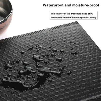 50/100 Pcs Black Bubble Packaging Envelope Mailing Envelopes Mailer Poly Envelope for Shipping Self Seal Bubble Bags Padding