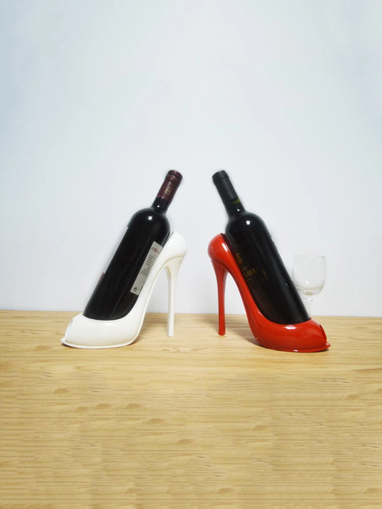Creative High-heeled Shoes Wine Rack Home Living Room Table Decorations Ornaments To Send Friends Gifts Living Room Decoration