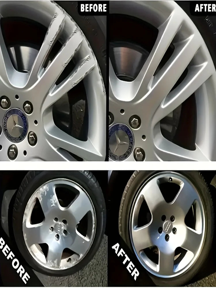 Car Wheel Repair Agent, Alloy Wheel Scratch Repair Paste, Car Maintenance Polishing Paste for Rust and Scale Removal