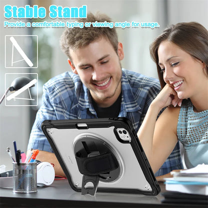 For iPad Pro 11 12.9 13 inch 2024 Case Shockproof Cover iPad Air 11 4th 5th 10 10th 10.9 10.2 9/8/7th 11th Generation Case+Strap