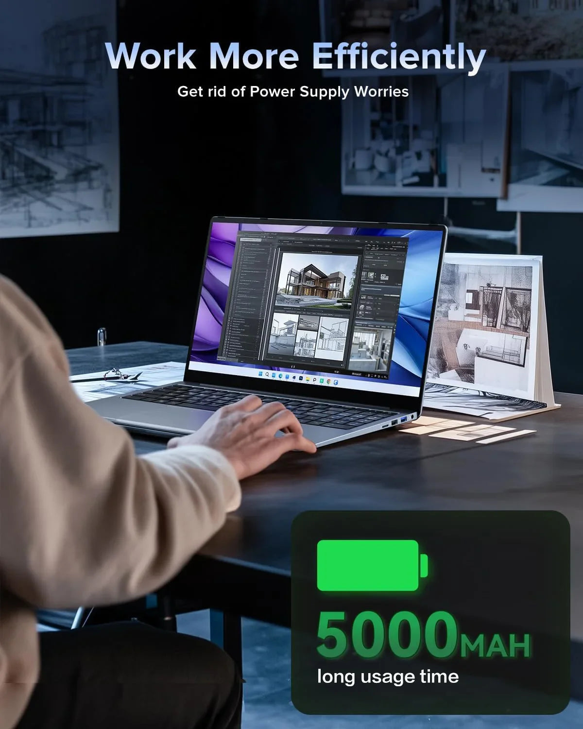 15.6" Laptop Computer Windows 11 Core i9-10980HK PC Gamer 16GB RAM Fingerprint Unlock Notebook Laptops Backlight Study Computer