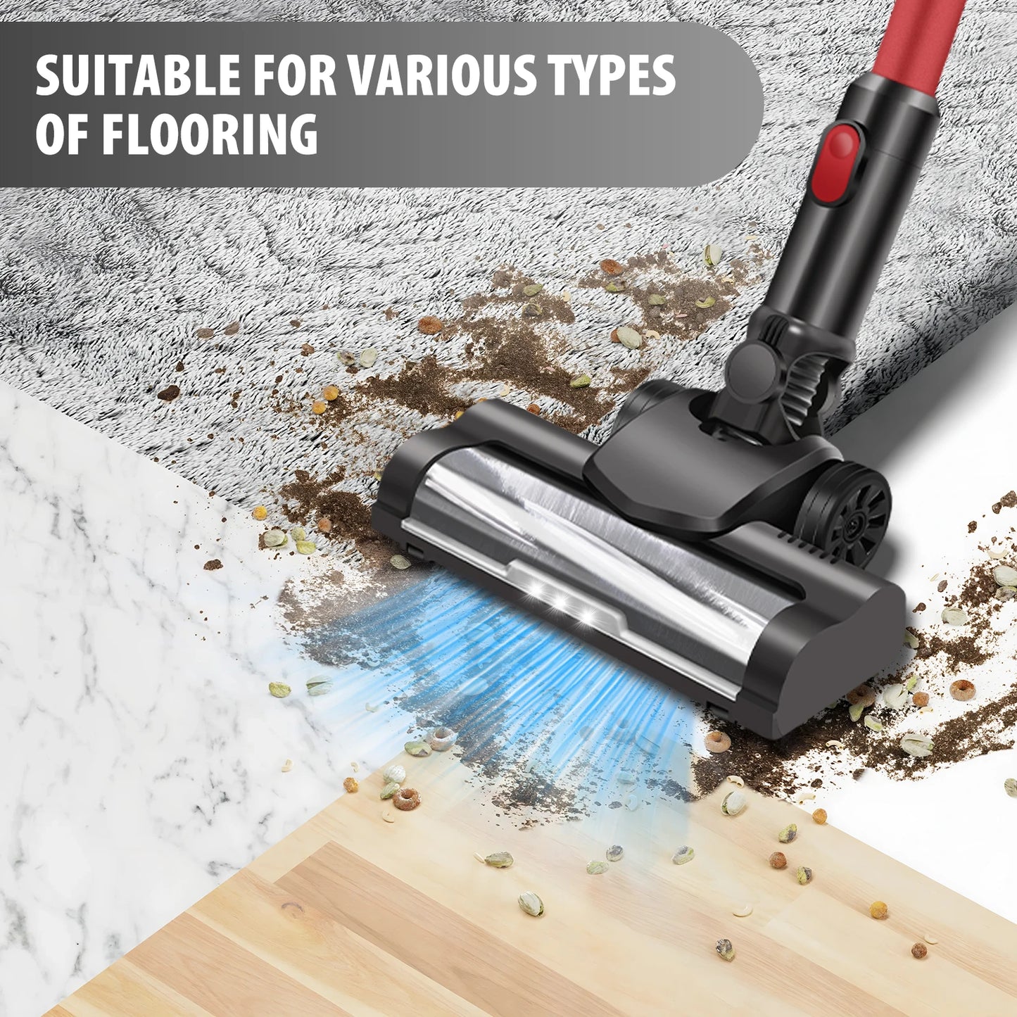 Cordless Stick Vacuum Cleaner Handheld Wireless Household Vacuum Cleaner
