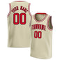 Fashion Cream Basketball Tank Tops Summer Trend Custom Name Team Name Men Women Sports Vest Casual Oversized Team Uniforms Tees