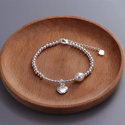 VENTFILLE 925 Sterling Silver Butterfly Bracelet for Girl Bead String Design Insect Fashion Versatile Jewelry Gift Dropshipping