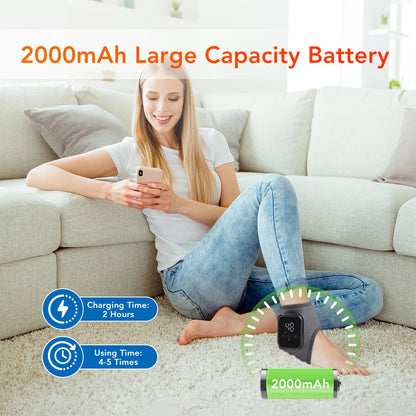 Cordless Heating Ankle Wrist Massager Electric Foot Hand Vibration Massager Warm Ankle Brace Joint Sprain Support Wristband