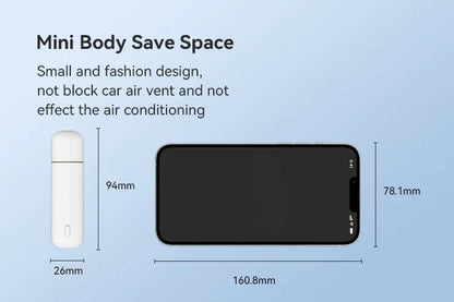 Smart Car Aroma Diffuser Auto Start Stop with Engine Fast Deodorizer Long Lasting Fragrance  6 Bottles Essential Oils Gift