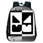 16 Inch Angry Geometry Dash Backpack Boys Girls Bookbag Cartoon Game Kids Kindergarten School Bags Toddler Childcare Backpack