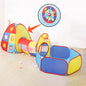 IMBABY Toys Tent Indoor Balls Pool 3 in1 Children's Tent Foldable Crawling Tunnel Outdoor Camping Tent Children's Room House