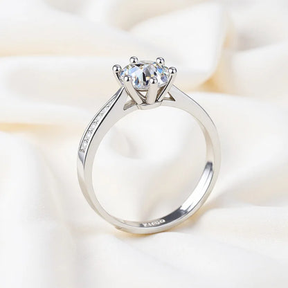 Moissanite Couple Ring For Women Man 925 Silver Stone Match Dia Wedding Band Bride S Sterling Silver White Gold 2.00ct