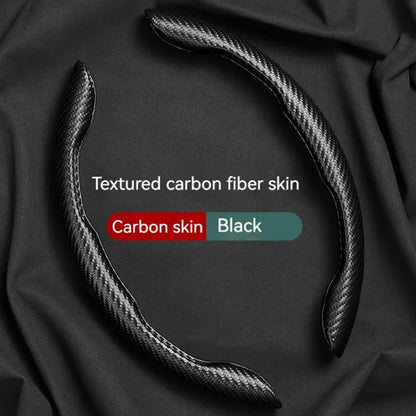 Universal Non-Slip Carbon Fiber Car Steering Cover Steering Wheel Booster Cover for Car Anti-skid Accessories