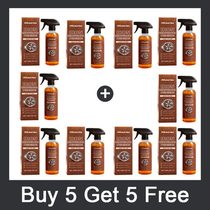 Metal Rust Remover & Protective Spray for Auto Parts Wheels Rims Chassis Metal Anti-Rust Repair Fast Acting to Paint Surface