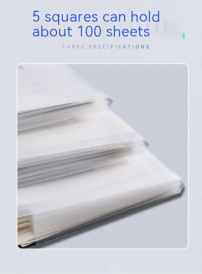 A4 folder Organ bag Test paper storage bag Archive folder Multilayer subject classification file bag
