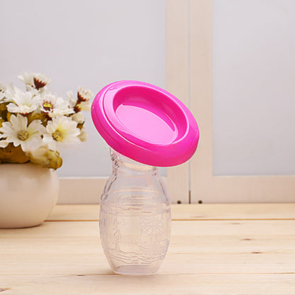 Baby Feeding Manual Breast Pump Partner Breast Collector Automatic Correction Breast Milk Silicone Pumps Maternity Products