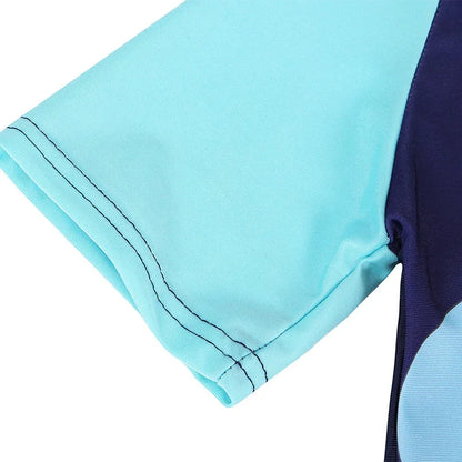 2-10T Summer Kids Boy Swimsuits Vacation Beach Pants Long sleeve Tops with Hat Toddler Sets Fashion Children Surfing Swim Suit