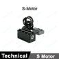 MOC Power Functions M/L/XL Motor Battery Box IR Remote Receiver for RC Car Robot Model Building Blocks Technical Modified Parts
