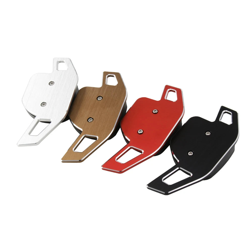Car Steering Wheel DSG Shift Paddle Extension Stickers For Seat Alhambra Ateca Leon 5F FR Tarraco Ibiza 6P Cupra ST Accessories