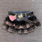 Casual American Vintage Mini Skirt For Women Y2K Subculture Punk Retro Style Sexy Slim Jean Skirts Party Outfits Teen Girls 2026