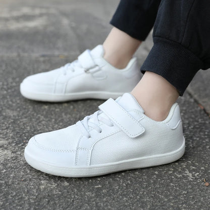 Children Sneaker Girls Barefoot Shoes  2025 New Luxury Fashion Skate Kids Casual Sneaker White Pink Sports Tennis Shoes for Girl