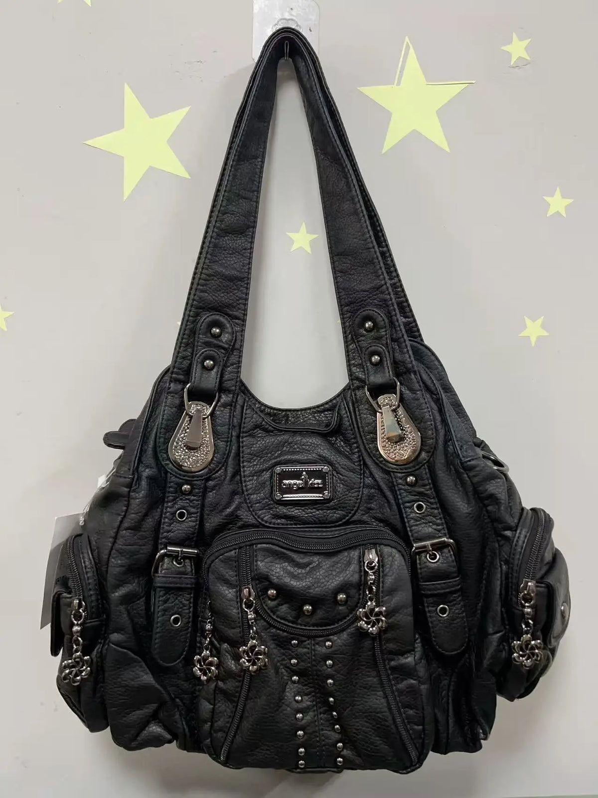 Angel Kiss Bag Women Fashion Handbags Women Shoulder Bags PU Leather Handbag Female Satchel Shoulder Purse Bag Bolsa Feminina