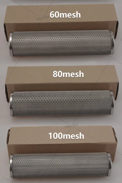 20*2.5 Inch Stainless Steel Filter Element, Stainless Steel Filter Cartridge, 304 Material, 1um 5um 10um 20um 40um 50um 100um 15