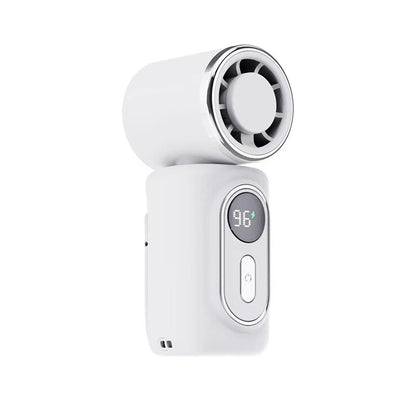 Lenovo Mini Handheld Cooling Clip Fan 100 Gear Speed Adjustment Lightweight Design Fan USB Charging For Outdoor Camping Gift