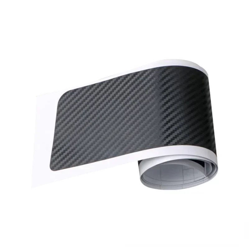 Car Rear Bumper 90/104cm Sticker Carbon Fiber Protective Pad Anti-Scratch Cover Car Edge Board Scuffproof Decal Strip NEW