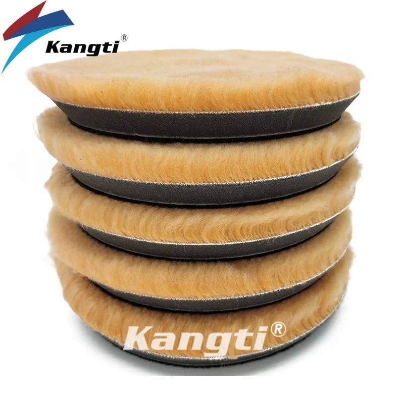 Wool Polishing Pad Woollen Car Buffing Pad 3/5/6Inch Polishing Disc Car Polish Buffing Pads Polisher Buffing Waxing Polish Tools
