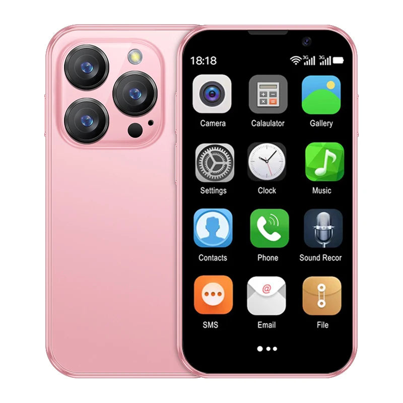 SERVO 16SE Mini Android Smartphone Dual SIM Standby 16GB ROM Play Store Wifi GPS Face Unlock 3G WCDMA 3.0" Small Smart Cellphone
