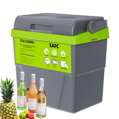 10L 20L Mini Refrigerator 12V/220V Fridge Freezer Portable Compressor Cooler and Heater Ice Box for Driving Camping Picnic