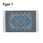 Turkish Style Miniature Weaving Rug Playing House Floor Coverings Dollhouse Carpet  1:12 Scale Doll Accessories