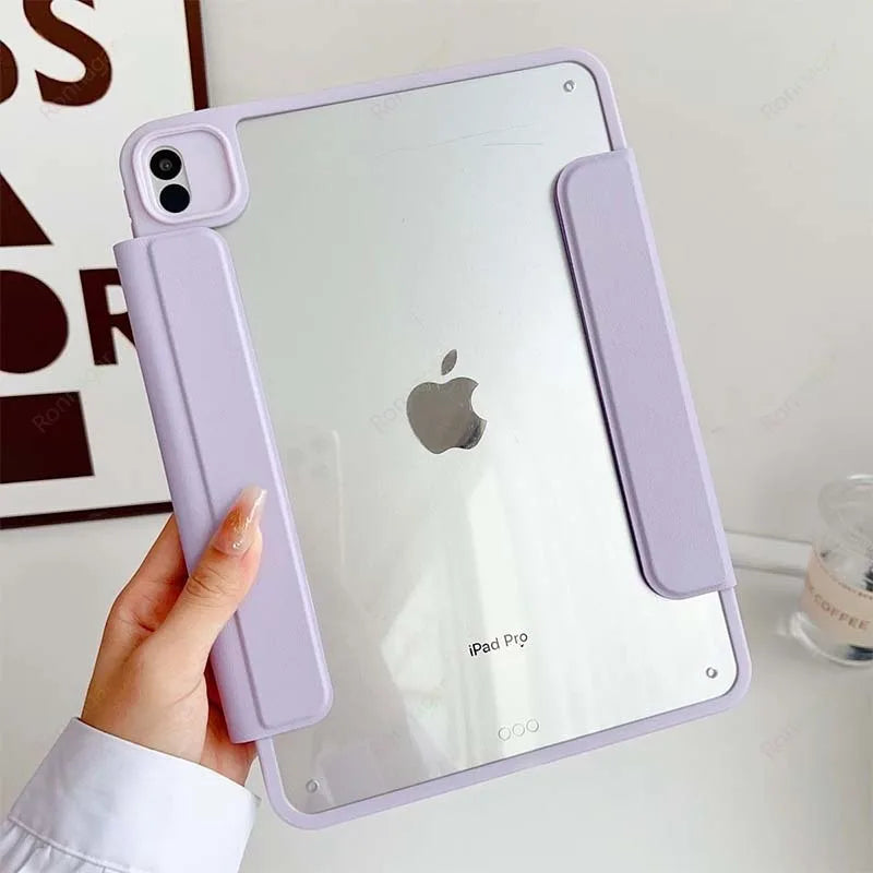 For 2026 iPad 12th A19 11th A16 Case Removable Magnetic Air11 13 M4 M3 Pro11 Pro12.9 Pro13 M2 M4 10 9th 10.2 10.9'' Air 4 5 10.5