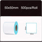 Width 40/50/60/70/80/90/100mm Self-Adhesive Stickers Shipping Thermal Label Barcode SKU Label Price Tag no Carbon Band Required