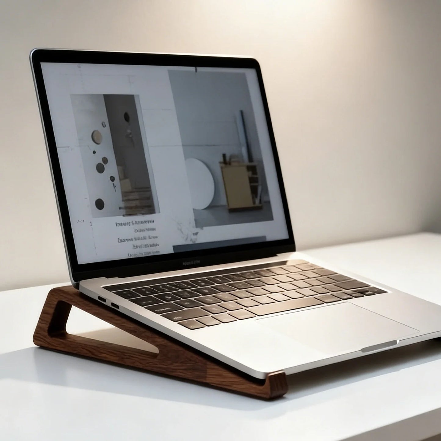 Desktop Non-slip Laptop Wooden Holder Cooling Stand Universal Heat Dissipation Notebook Computer Desk Heighten Bracket Support