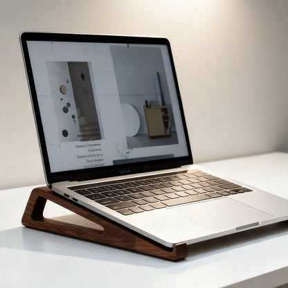Desktop Non-slip Laptop Wooden Holder Cooling Stand Universal Heat Dissipation Notebook Computer Desk Heighten Bracket Support